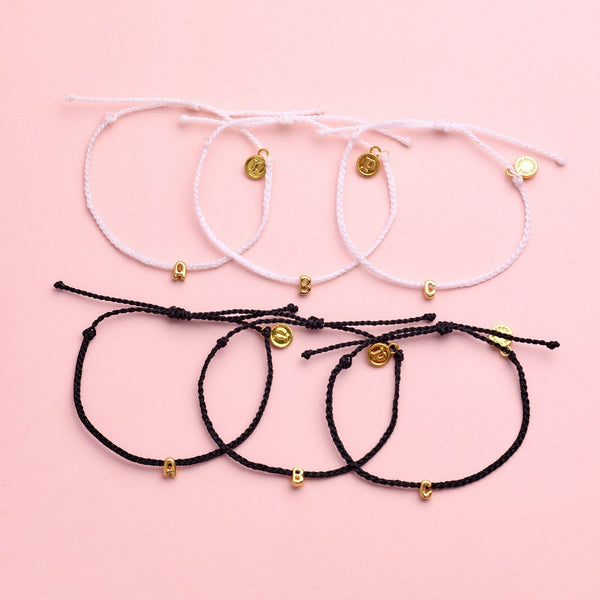 Pura Vida Alphabet Bubble Charm Bracelet