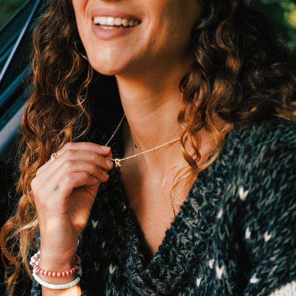 Pura Vida Alphabet Satellite Chain Choker