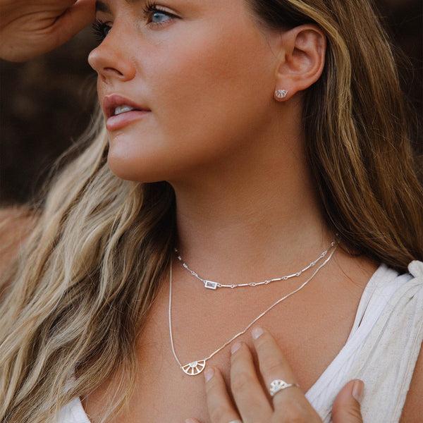 Pura Vida Baguette Bar Chain Choker