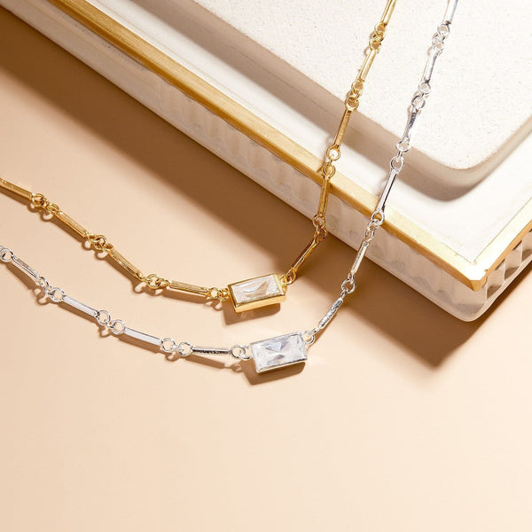 pura vida Baguette Bar Chain Choker