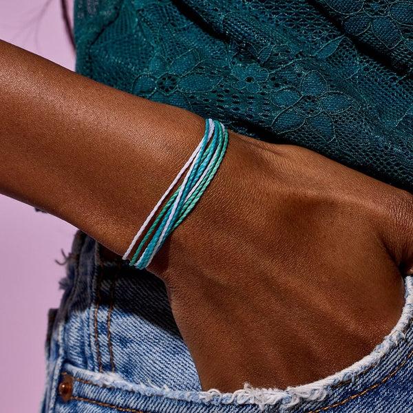 Pura Vida Beachside Blue Friendship Bracelet