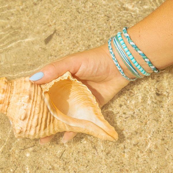 Pura Vida Beachside Blue Friendship Bracelet