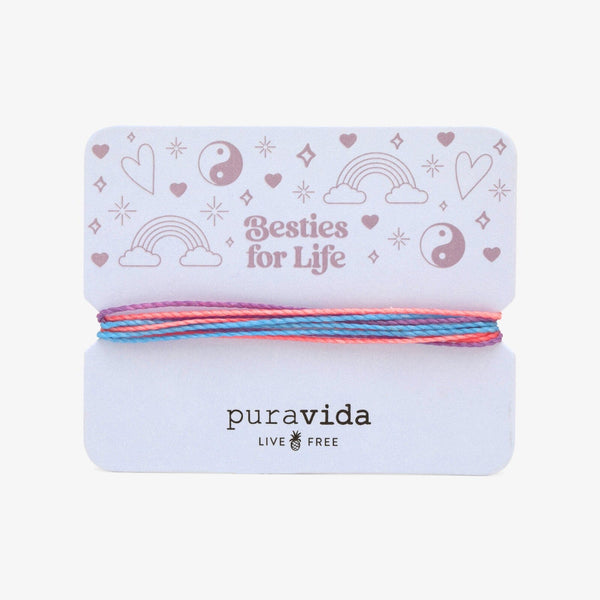 pura vida Besties for Life Bracelet Card