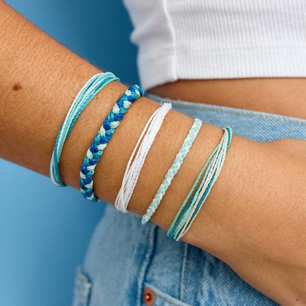 Pura Vida Blue Bay Friendship 5 Pack