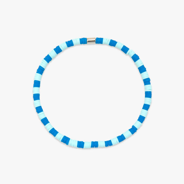 Pura Vida Blue Wave Seascape Stretch Anklet
