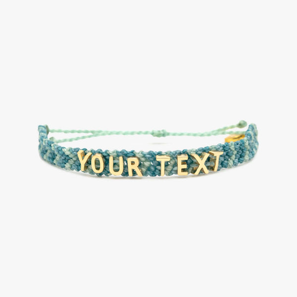 Pura Vida Bluebell Woven Chevron Bracelet
