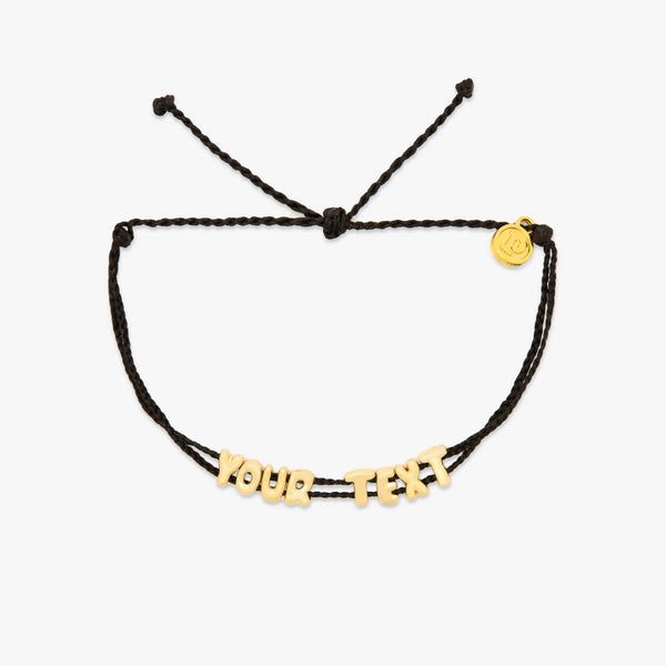 pura vida Bubble Letter Bracelet