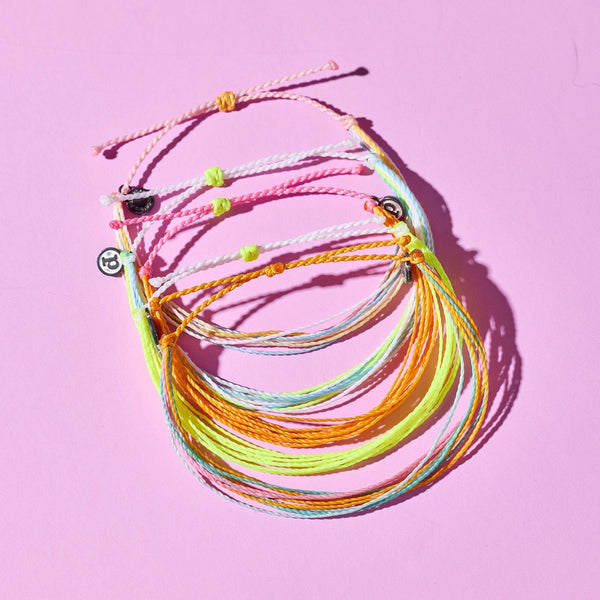 Pura Vida Catch A Vibe Anklet Friendship 5 Pack