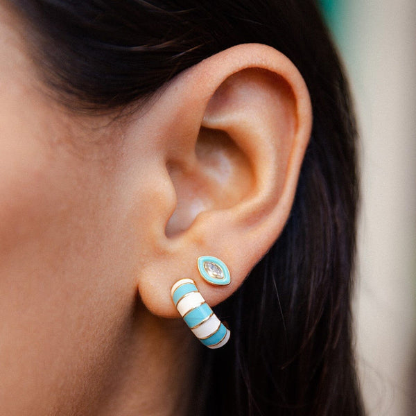 Pura Vida Cerulean Stud Earrings