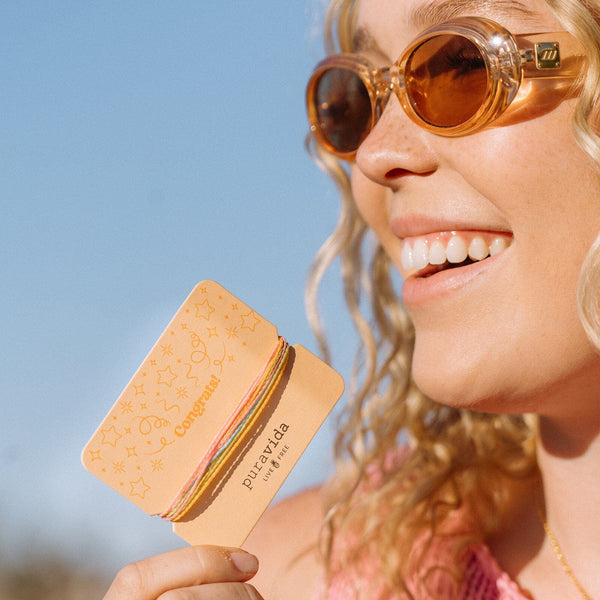 Pura Vida Congrats Bracelet Card