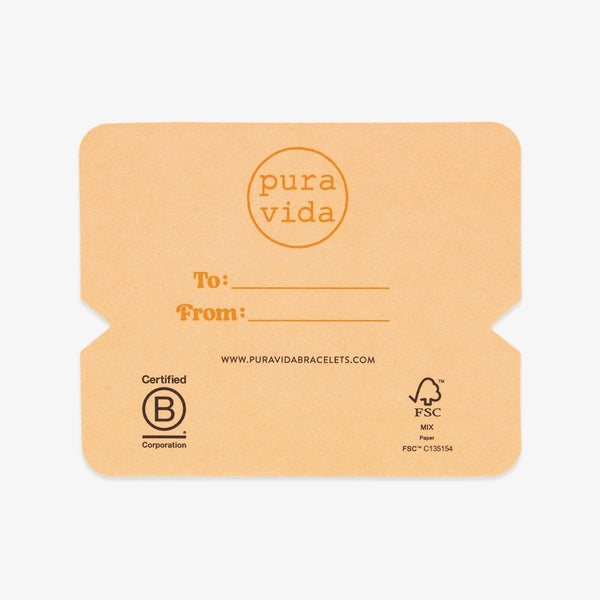 Pura Vida Congrats Bracelet Card