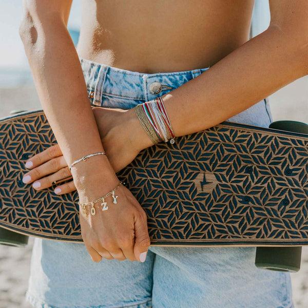 Pura Vida Dainty Alphabet Bracelet