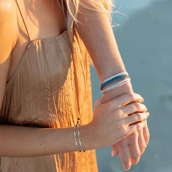 Pura Vida Dainty Alphabet Bracelet