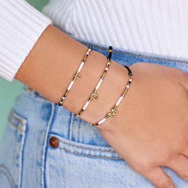 pura vida Dainty Alphabet Bracelet