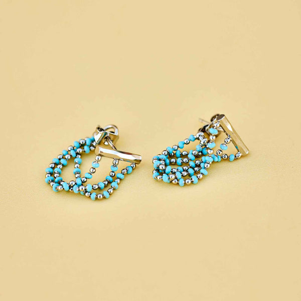 Pura Vida Dainty Enamel Chain Wrap Earrings
