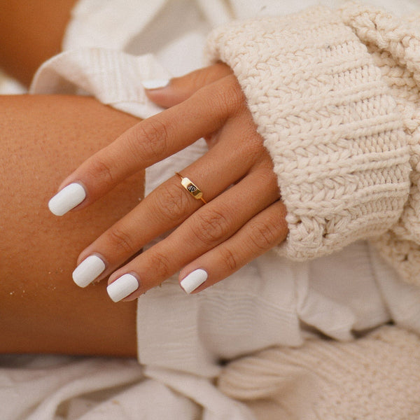 Pura Vida Demi-Fine Engravable Bar Ring