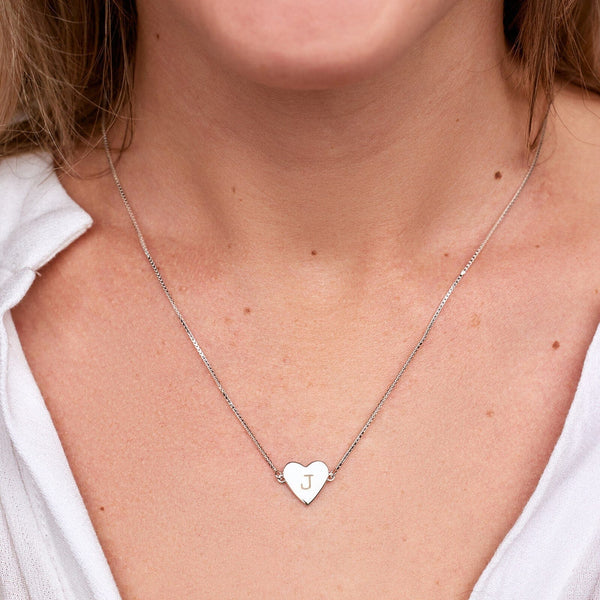 Pura Vida Demi-Fine Engravable Heart Choker