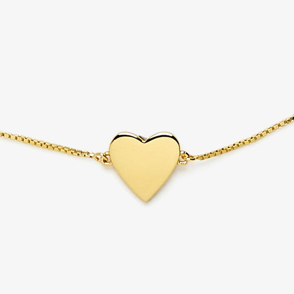 pura vida Demi-Fine Engravable Heart Choker