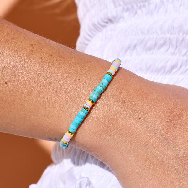 Pura Vida Desert Turquoise Stretch Bracelet