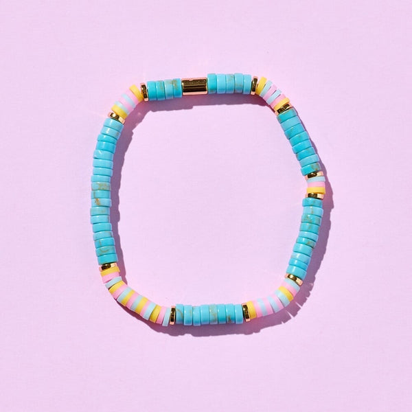 Pura Vida Desert Turquoise Stretch Bracelet