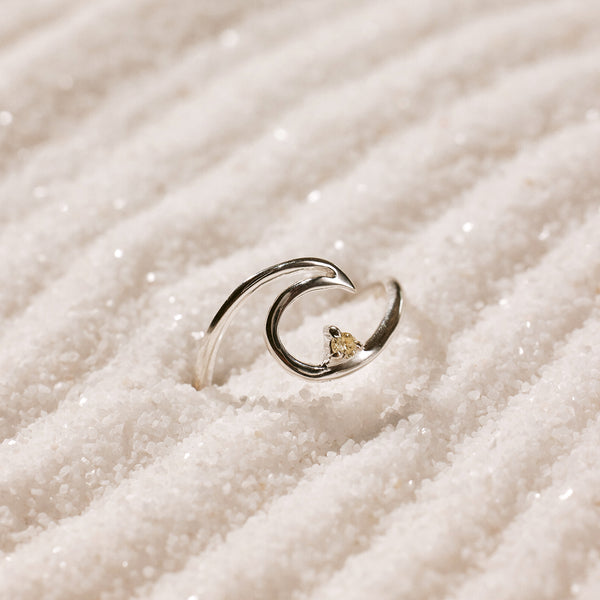 pura vida Diamond Wave Ring