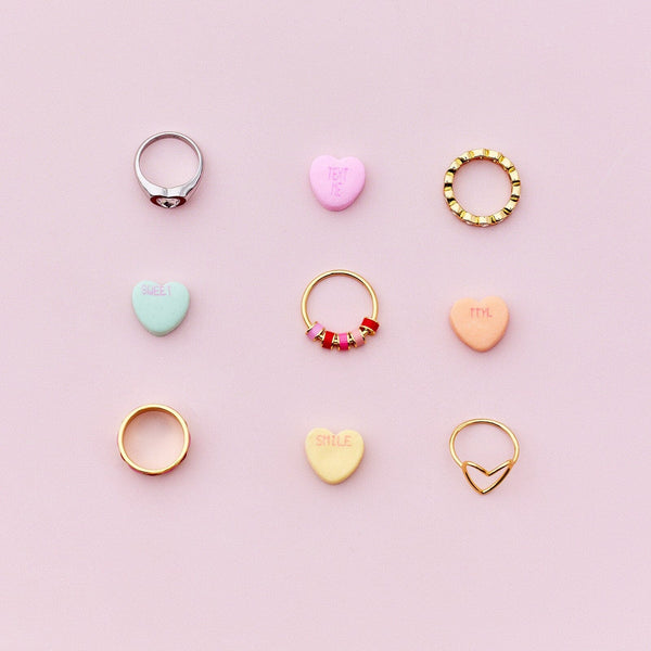 Pura Vida Enamel Bead Fidget Ring