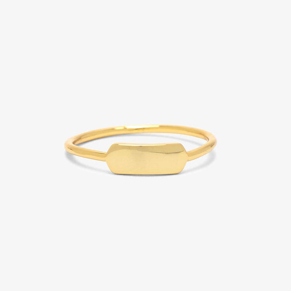 pura vida Engravable Bar Ring