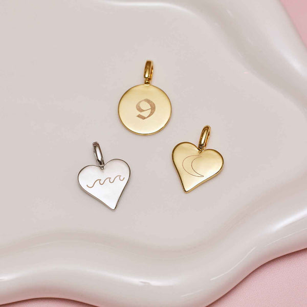 Pura Vida Engravable Coin Harper Charm