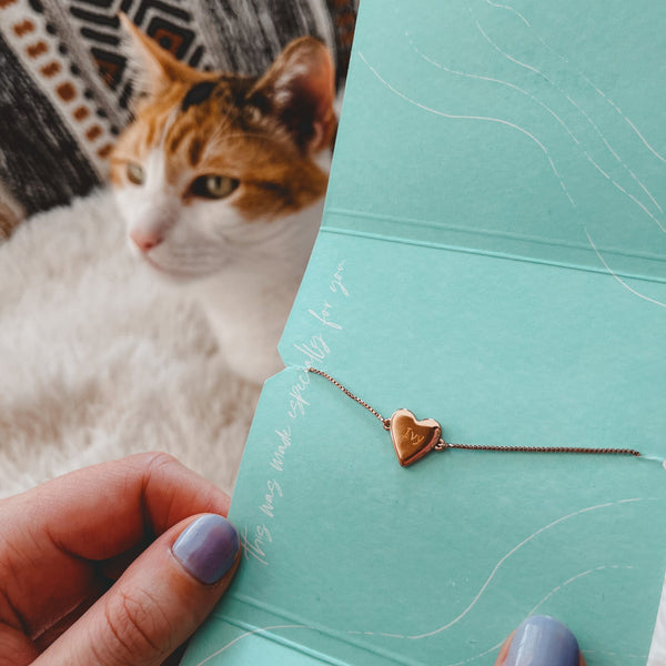 Pura Vida Engravable Heart Choker