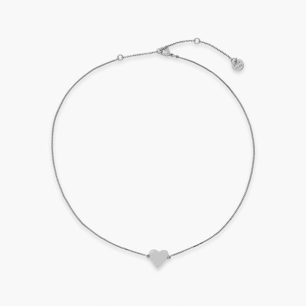 Pura Vida Engravable Heart Choker