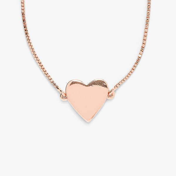 pura vida Engravable Heart Choker