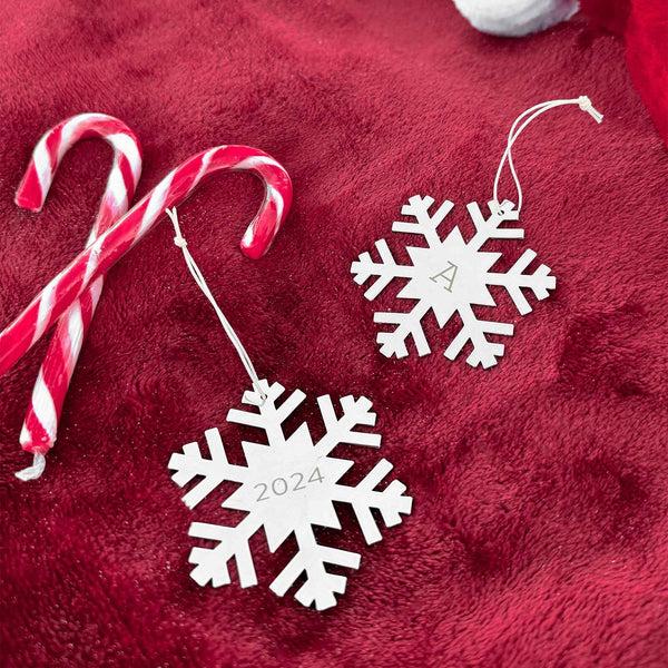 Pura Vida Engravable Snowflake Ornament