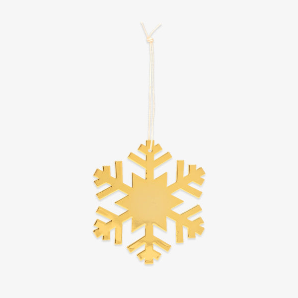 pura vida Engravable Snowflake Ornament