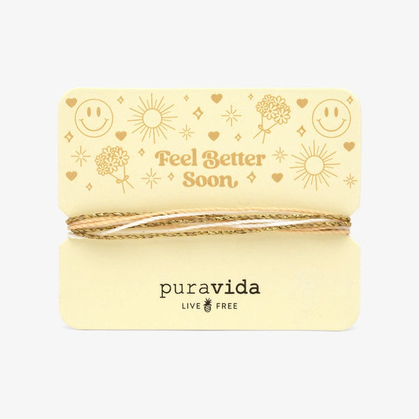 pura vida Feel Better Soon Bracelet Card