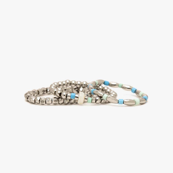 Pura Vida Festival Stretch Ring Stack