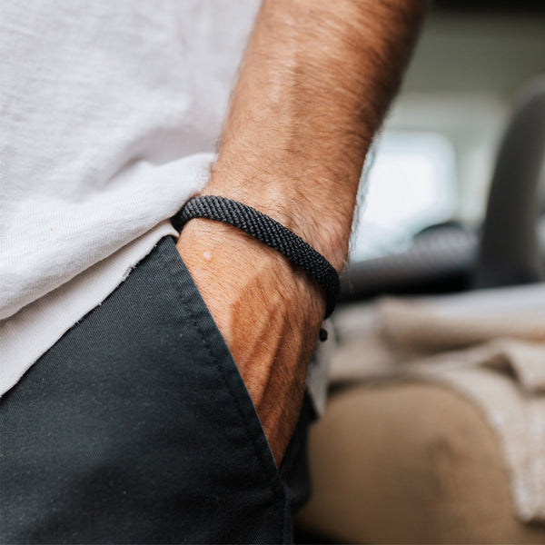 Pura Vida Flat Wide Woven Bracelet