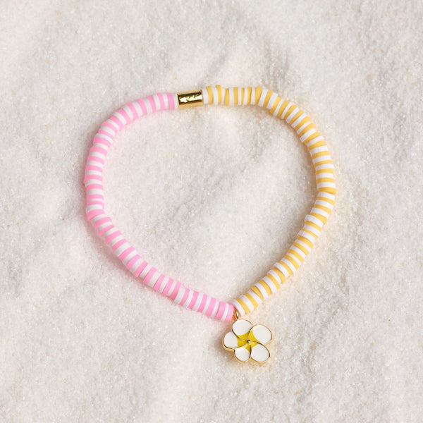 Pura Vida Frangipani Stretch Bracelet