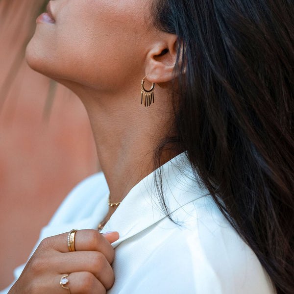 Pura Vida Fringe Huggies