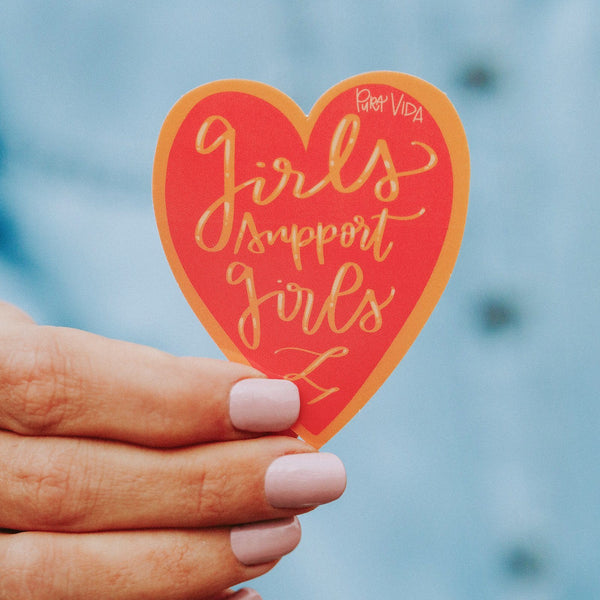 Pura Vida Girls Support Girls Sticker
