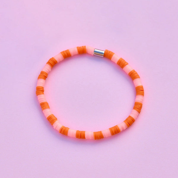 Pura Vida Golden Poppy Seascape Stretch Bracelet