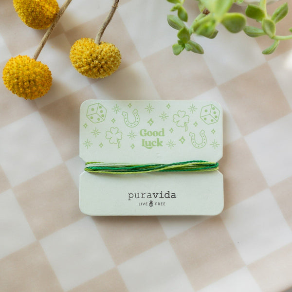Pura Vida Good Luck Bracelet Card
