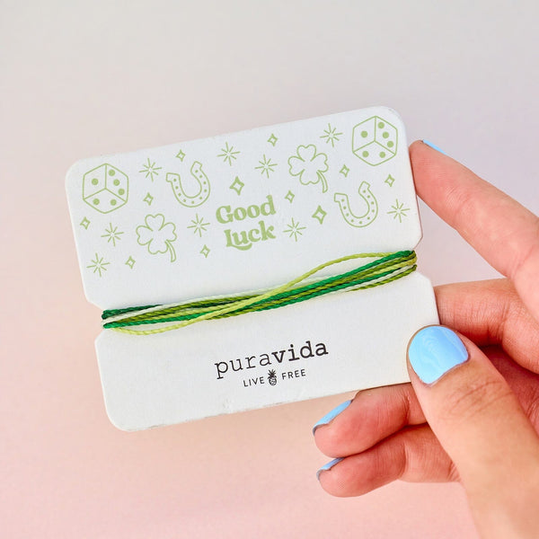 Pura Vida Good Luck Bracelet Card