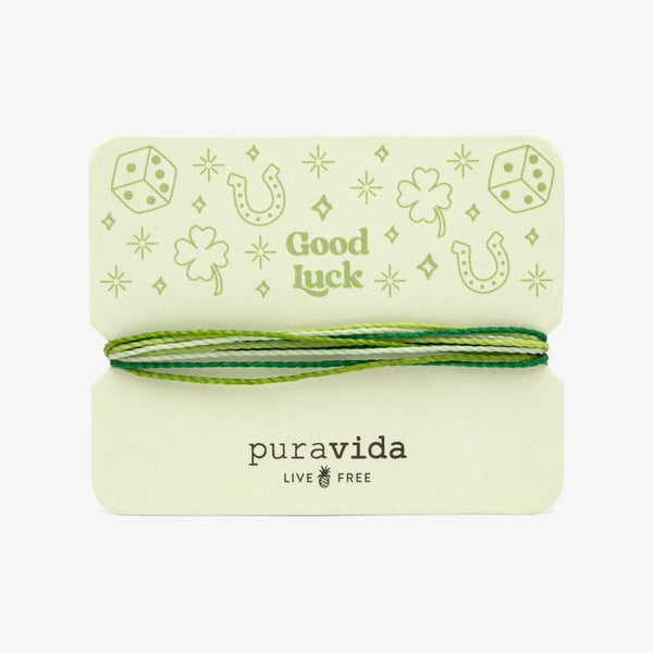 pura vida Good Luck Bracelet Card