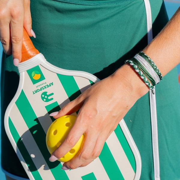 Pura Vida Green & White Collection