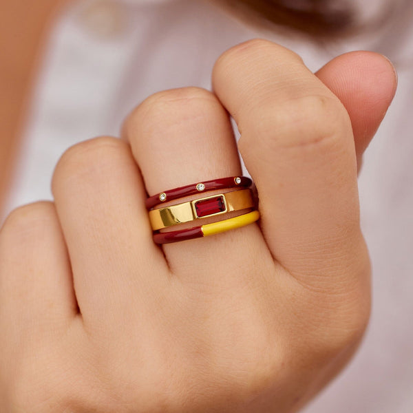 Pura Vida Gryffindor™ 3 Ring Stack