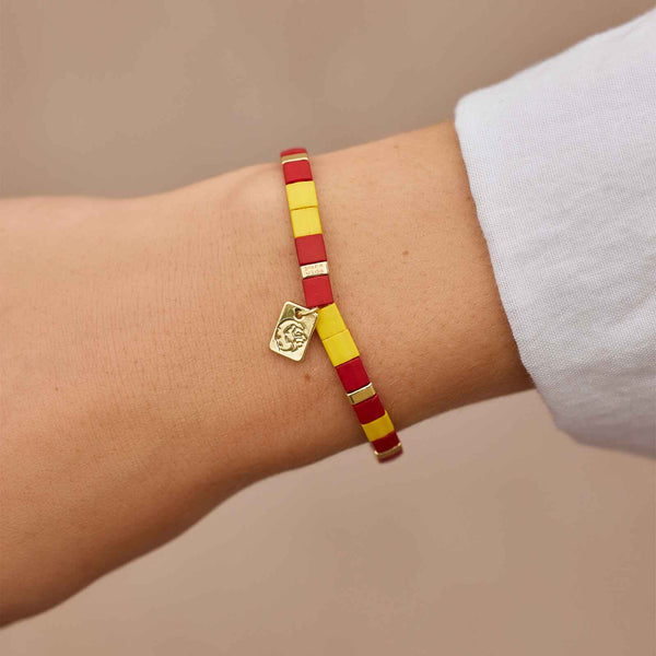 Pura Vida Gryffindor™ Tile Bead Stretch Bracelet