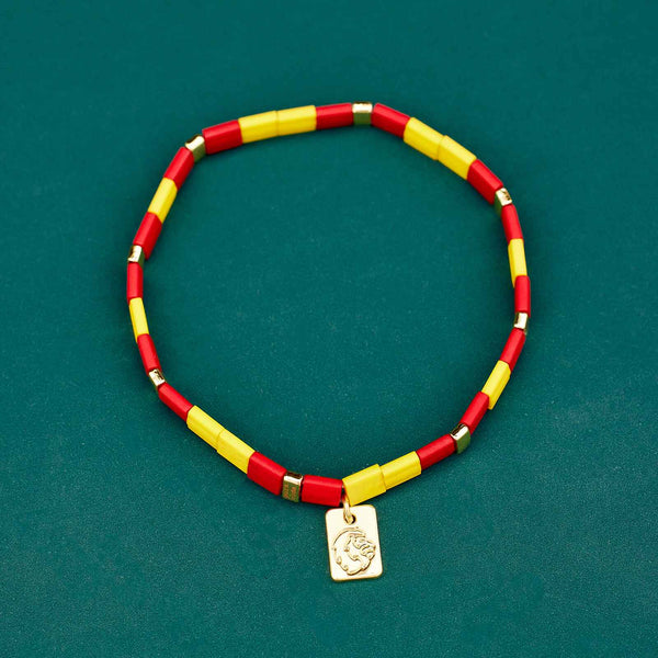 Pura Vida Gryffindor™ Tile Bead Stretch Bracelet