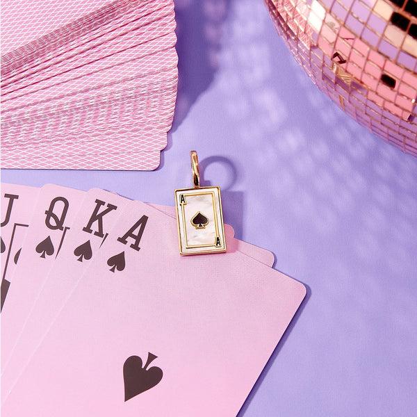 Pura Vida Harper Ace Of Spades Statement Charm