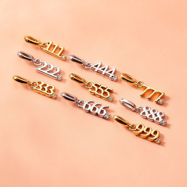 Pura Vida Harper Angel Numbers Charm