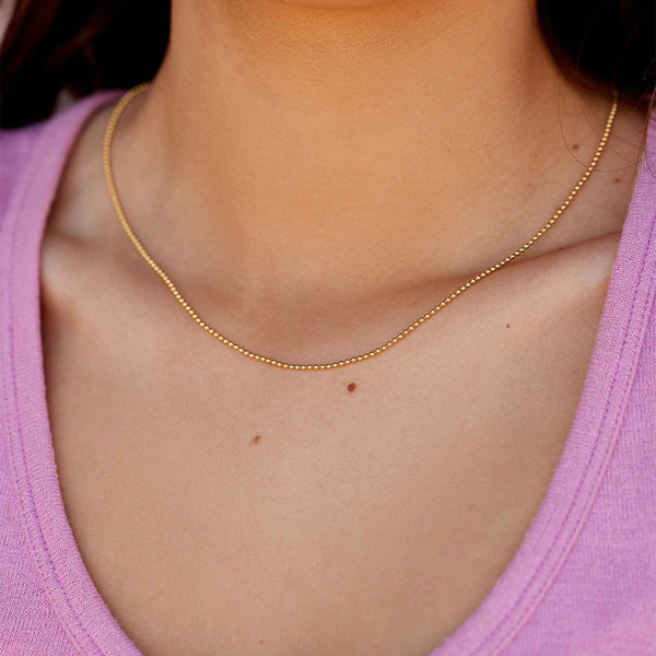 Pura Vida Harper Ball Chain Necklace